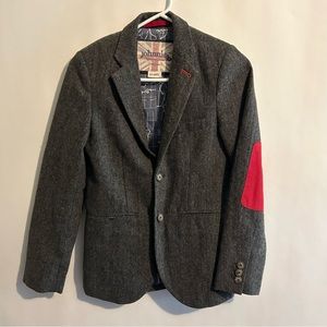 Johnnie B Mini Boden Boys Wool Dress Blazer Jacket Size 11/12